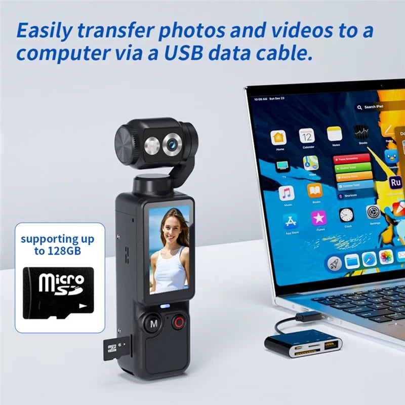 Portable 4K Wearable Sports Camera
