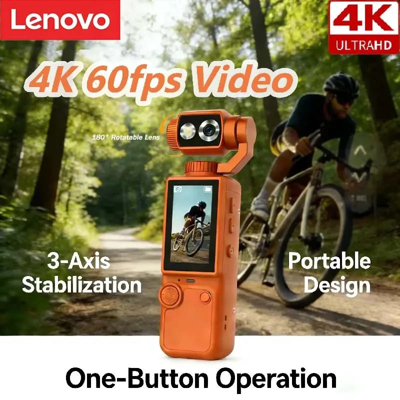 Portable 4K Wearable Sports Camera